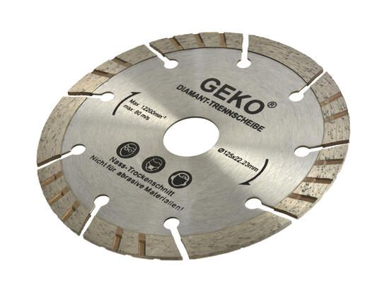 Kotouč diamantový řezný turbo-segmentový, 125x10x22mm