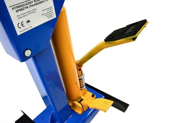 Stahovák pružin hydraulický 1T, nožní pumpa