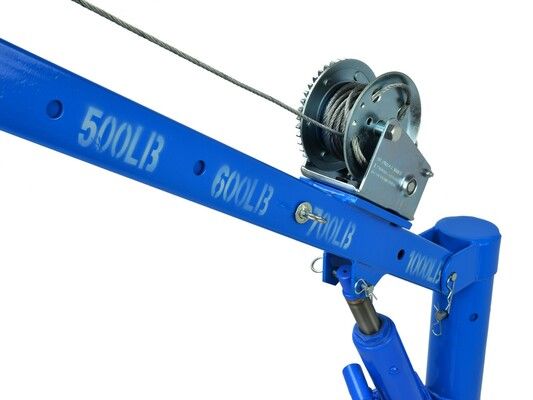Hydraulický zdvihací jeřáb s navijákem s nosností 450kg - bez krabice