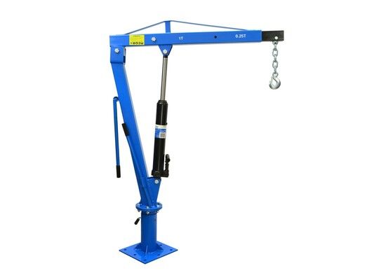 Hydraulický dílenský jeřáb otočný 1T