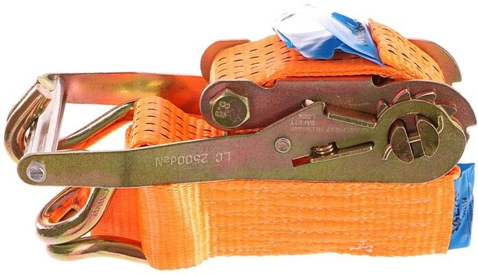 Popruh upínací s ERGO ráčnou a hákem, 2m/2T/40mm