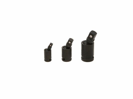 Sada nástrčných rázových kloubů 1/4" 3/8" 1/2", 3 ks