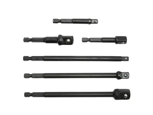 Sada nástrčných nástavců 1/4"-1/2", 6 ks