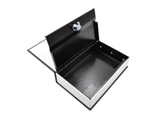 Schránka/kniha na peníze s plastovým pořadačem + 2 klíče, 240x155x55mm
