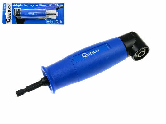 Úhlový nástavec pro šroubovák, vrtačku 155mm, 1/4", 90°