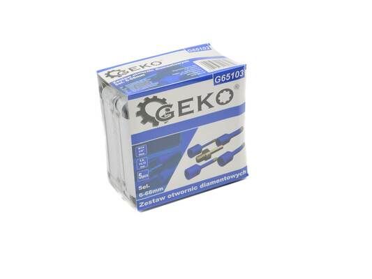Korunkový vrták diamantový, sada 5ks, 6-12mm
