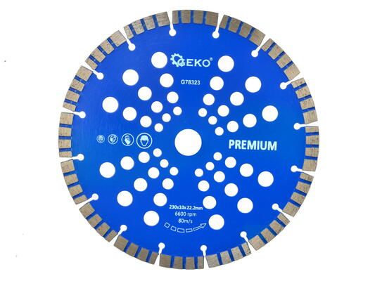 Kotouč diamantový řezný turbo-segmentový, 230x10x22mm