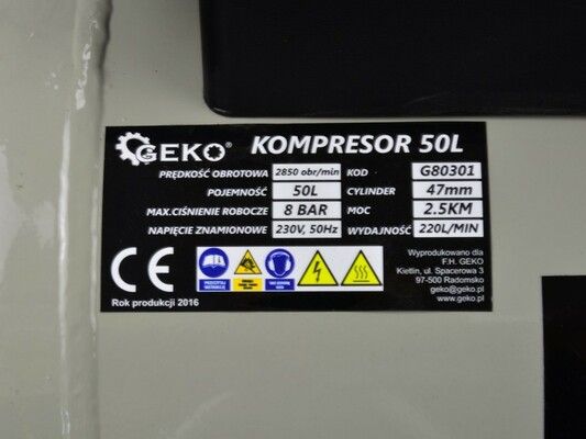 Kompresor olejový, 50l