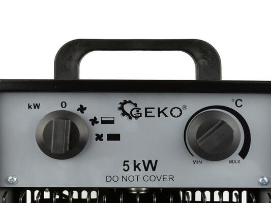 Elektrický ohřívač vzduchu s ventilátorem 5kW / Mírně promáčknutý roh