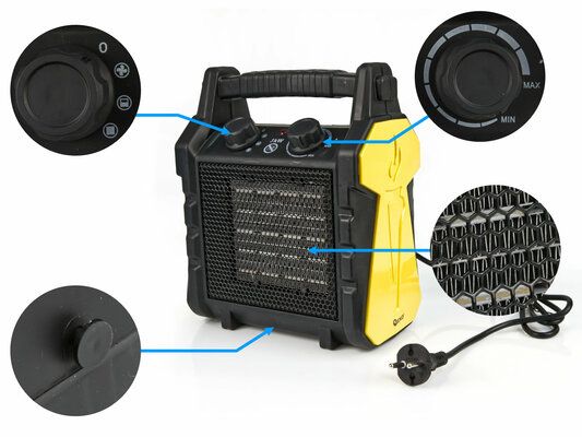 Keramický elektrický ohřívač - 3kW