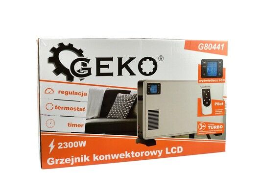 Konvektorový ohřívač LCD s dálkovým ovládáním