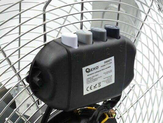 Podlahový ventilátor z nerezové oceli 45 cm