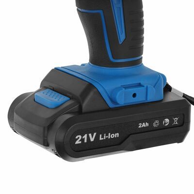 Vrtačka/ šroubovák s funkcí příklepu 21V 2x 2ah baterie