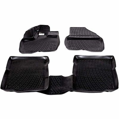 Gumové koberce Škoda Superb III (dlouhé přední koberce) (15-)  (3D)