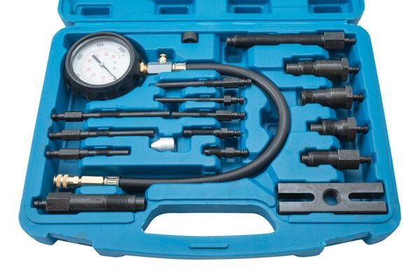 Kompresiometr, tester komprese diesel, 16 kusů