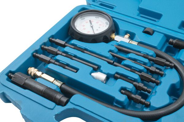 Kompresiometr, tester komprese diesel, 16 kusů