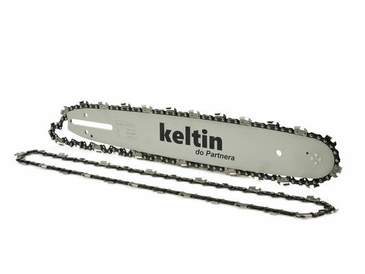 Vodící lišta pro řetězové pily a 2 řetězy 14" 3/8" 1,3mm 52z