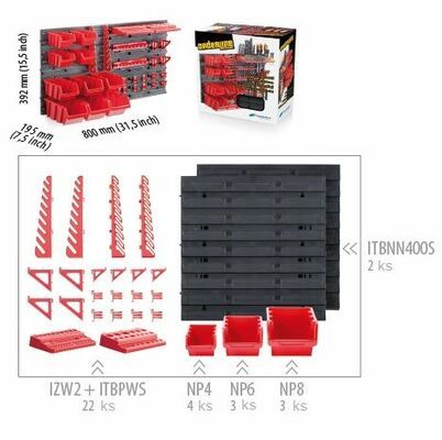 Závěsný organizér na nářadí NTBNP4 ORDERLINE