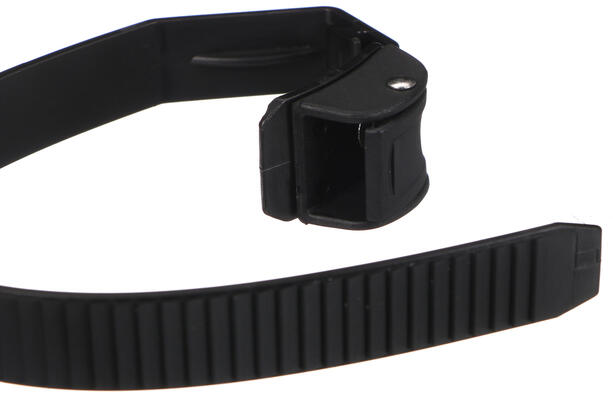 Rychloupínací pásek pro nosič kol na tažné zařízení, délka 38cm, černý - náhradní díl
