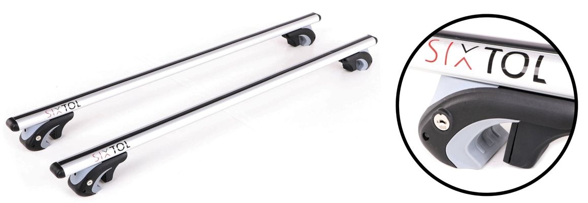 Příčný nosník se zámkem hliníkový ROOF RACK 120cm, nosnost 90kg