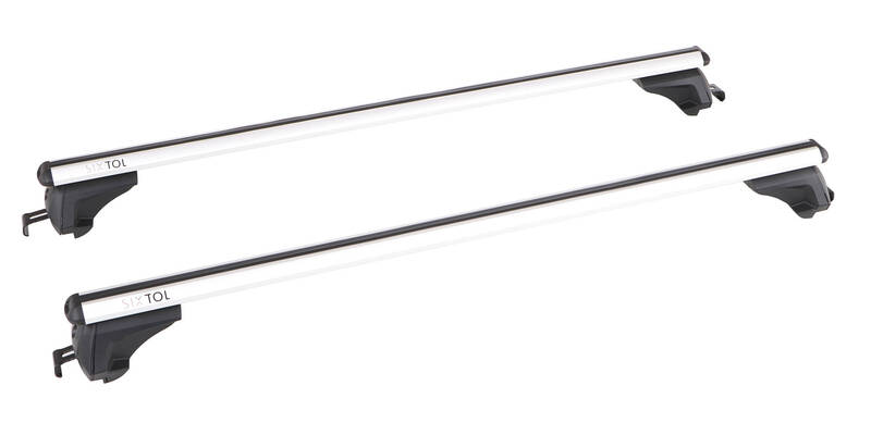 Příčný nosník se zámkem hliníkový ROOF RACK IN PRO, 120cm, nosnost 90kg