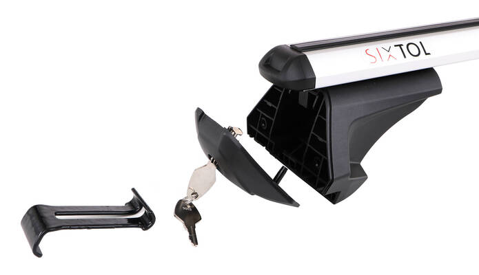 Příčný nosník se zámkem hliníkový ROOF RACK IN PRO, 120cm, nosnost 90kg