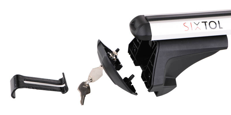 Příčný nosník se zámkem hliníkový ROOF RACK IN PRO, 120cm, nosnost 90kg