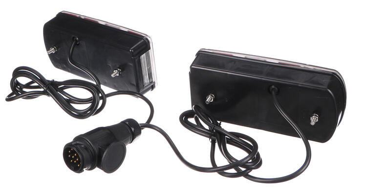 Sada světel s kabelem a 13pin zástrčkou pro nosič kol E-BIKE PREMIUM - náhradní díl