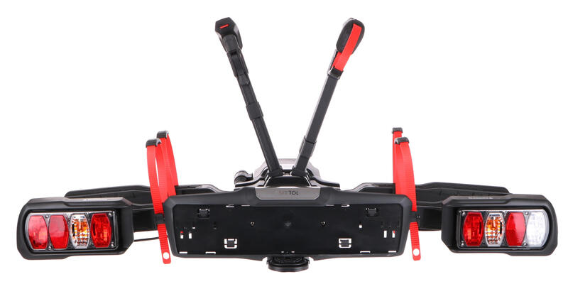 Nosič kol na tažné zařízení E-BIKE 2 PREMIUM - 2 elektrokola, nosnost 60kg, skládací