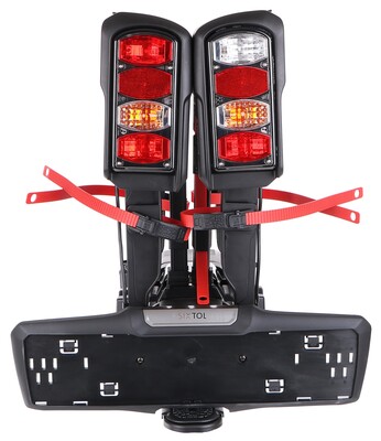 Nosič kol na tažné zařízení E-BIKE 2 PREMIUM - 2 elektrokola, nosnost 60kg, skládací