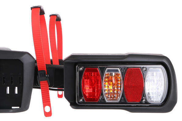 Nosič kol na tažné zařízení E-BIKE 2 PREMIUM - 2 elektrokola, nosnost 60kg, skládací