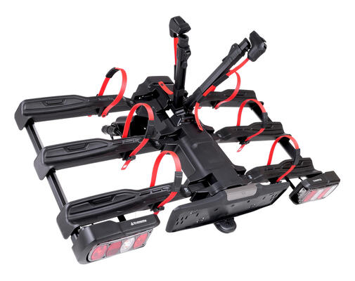 Nosič kol na tažné zařízení E-BIKE 3 PREMIUM - 3 elektrokola, nosnost 60kg, skládací