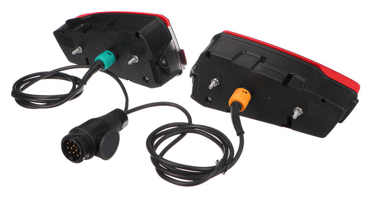 Sada světel s kabelem a 13pin zástrčkou pro nosič kol E-BIKE PRO - náhradní díl