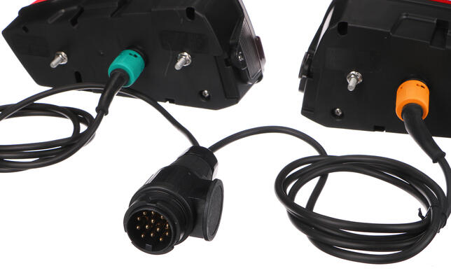 Sada světel s kabelem a 13pin zástrčkou pro nosič kol E-BIKE PRO - náhradní díl