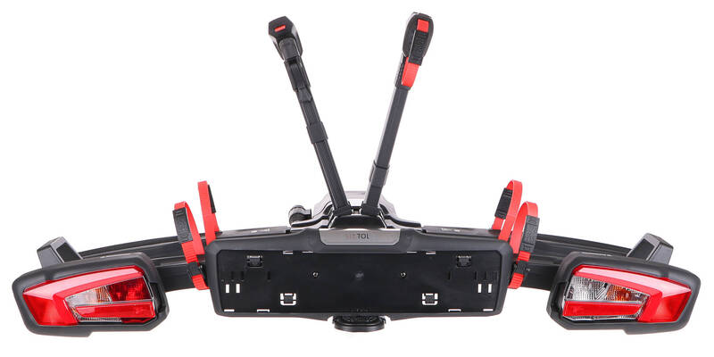 Nosič kol na tažné zařízení E-BIKE 2 PRO - 2 elektrokola, nosnost 60kg, skládací