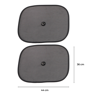 Sluneční clona s přísavkou na boční okno auta CAR SUNSHADE SET 7, 44 x 36 cm, 2ks