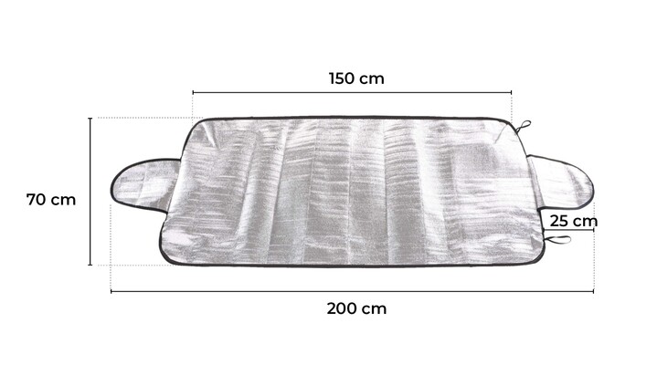 Clona proti námraze, sněhu a slunci CAR SNOW COVER 1, 200 x 70 cm