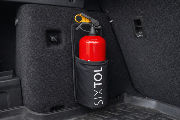 Držák 1kg hasícího přístroje do auta na suchý zip CAR FIRE 1