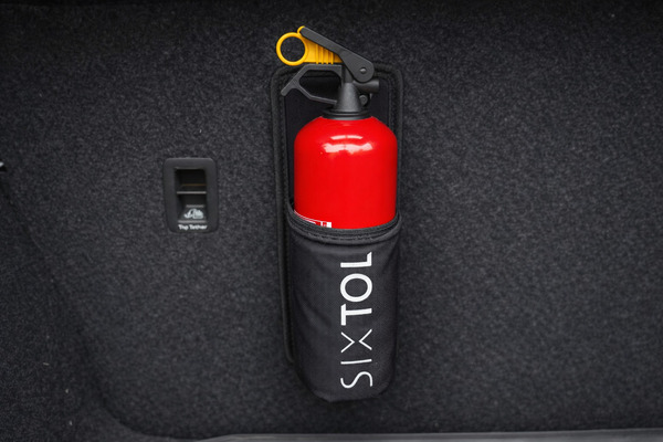 Držák 1kg hasicího přístroje do auta na suchý zip CAR FIRE 1