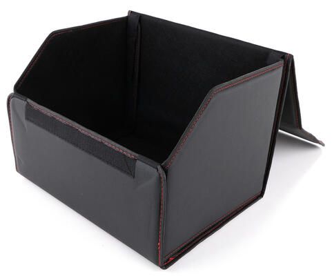 Organizér do kufru auta CAR COMPACT LEATHER M, 1 přihrádka, skládací, s víkem