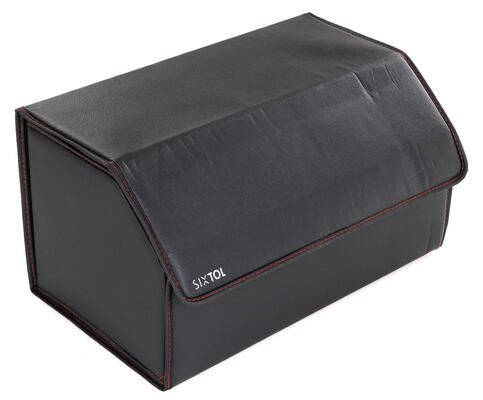 Organizér do kufru auta CAR COMPACT LEATHER L, 2 přihrádky, skládací, s víkem