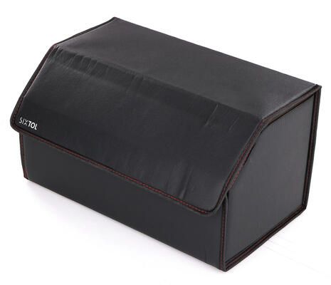 Organizér do kufru auta CAR COMPACT LEATHER L, 2 přihrádky, skládací, s víkem