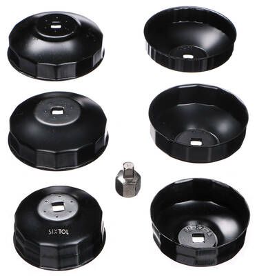 Násadkové klíče na olejové filtry MECHANIC OIL WRENCH 14, 1/2" - Prasklý kufr