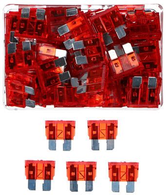 Sada nožových automobilových pojistek MECHANIC FUSE SET 10A, 100ks