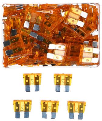 Sada nožových automobilových pojistek MECHANIC FUSE SET 5A, 100ks