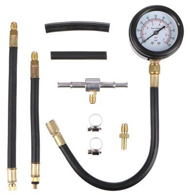 Sada pro testování tlaku benzínových motorů MECHANIC ENGINE TESTER 10, 0-7bar, 10ks