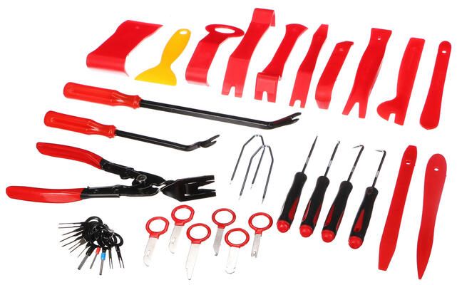 Multifunkční sada k demontáži čalounění a interiéru MECHANIC TRIM SET 38, 38ks