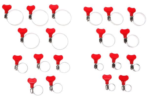 Hadicová spona s motýlkem MECHANIC CONNECT SET 20, 10-44mm, 20ks