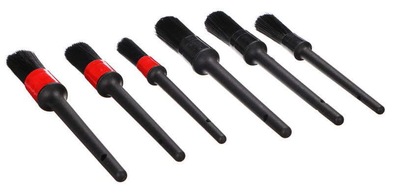 Sada precizních štětců pro čištění auta CAR DETAILING BRUSH 6, 6ks