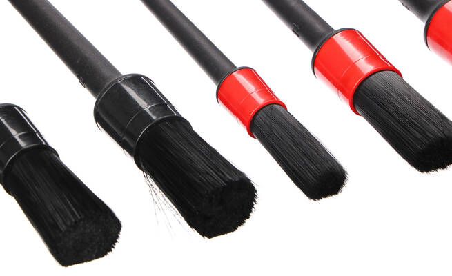 Sada precizních štětců pro čištění auta CAR DETAILING BRUSH 6, 6ks